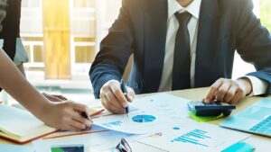 Caring landlord greeting tenant