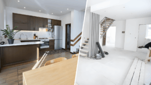 Property owner welcoming tenant